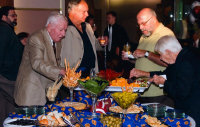Guests at cocktail hour