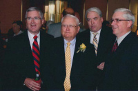 Coach Dick Crum and friends