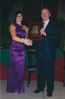 Dominique Moceanu and Jack Herrick
